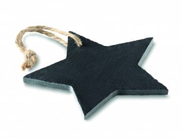 Logo trade advertising products picture of: Slate xmas hanger star